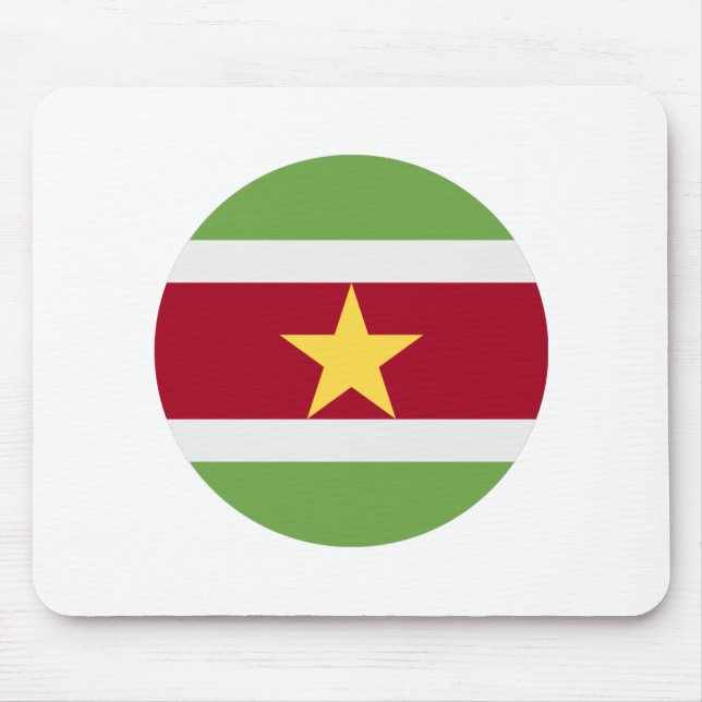 Suriname Flag Mouse Mat (Front)