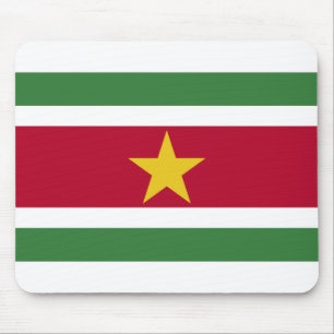 Suriname Flag Mouse Mat