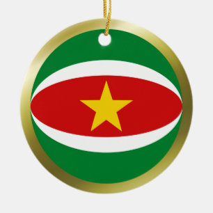 Suriname Flag Ornament