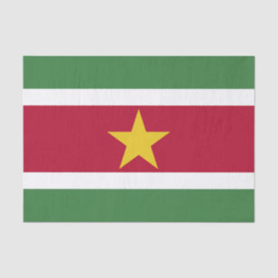 Suriname Flag Tissue Paper