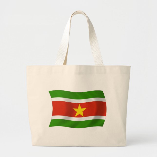 Suriname Flag Tote Bag (Front)