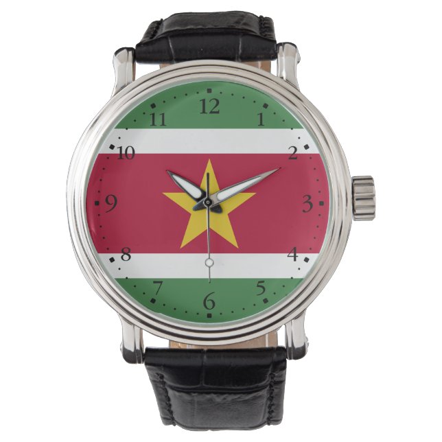 Suriname Flag Watch (Front)