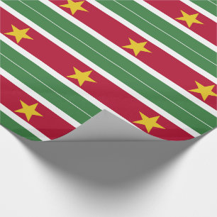 Suriname Flag Wrapping Paper