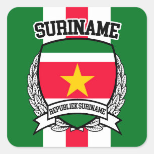 Suriname Square Sticker