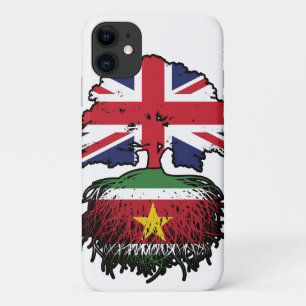 Suriname Surinamese British UK Tree Roots Flag iPhone 11 Case