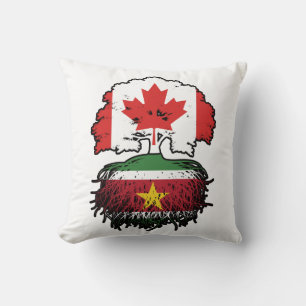 Suriname Surinamese Canadian Canada Tree Roots Cushion