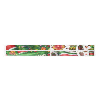 Suriname Tropical Flag Gift Wrapping Paper | Colou Satin Ribbon