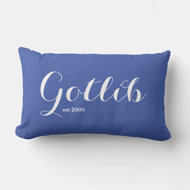 Surname Personalised Pillow (Front)