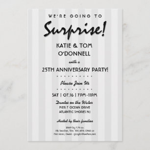SURPRISE! 30th or Any Anniversary Party Invitation