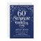 Surprise 60th Birthday Party - Silver & Navy Blue