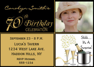 surprise 70th birthday invitations zazzle uk