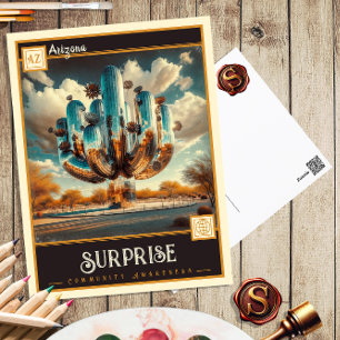 Surprise, Arizona   Vintage Postcard