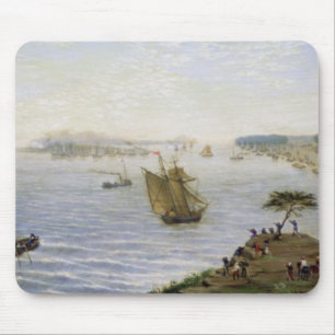 Surprise at the Front Line of the Army at Estero, Mouse Mat