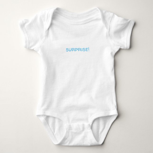 Surprise! Baby Bodysuit (Front)