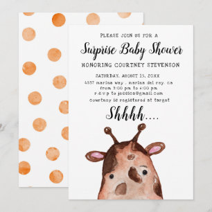 Surprise Baby Shower Invitation
