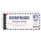 Surprise Baseball Game Personalised Gift Ticket