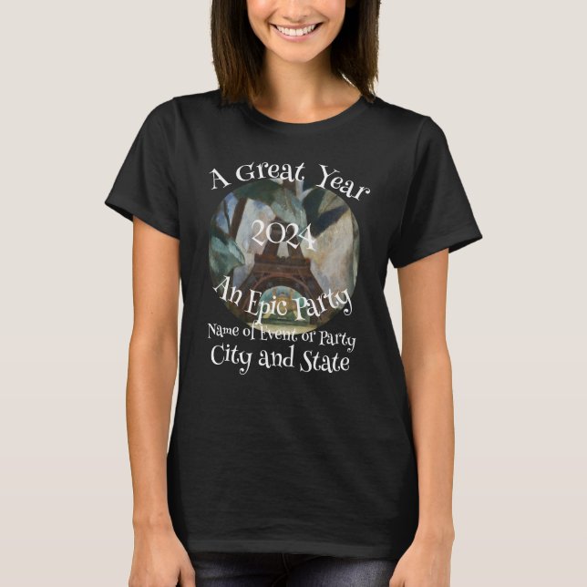Surprise Birthday Festival Block 2024 Party T-Shirt (Front)