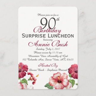 Surprise Birthday Invitation