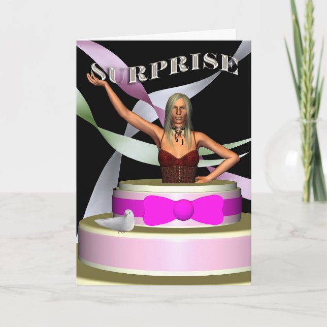 Surprise Birthday Invitation (Front)