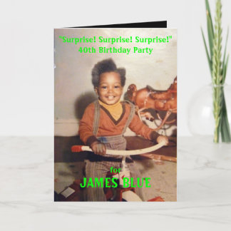 Surprise Birthday Invitation