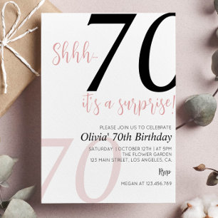 Surprise Birthday Invitation Any Age