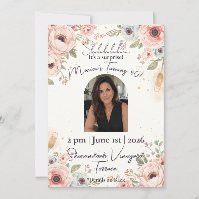 Surprise Birthday Invite (Front)
