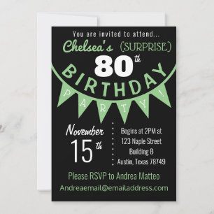 Surprise Birthday Party Invitation