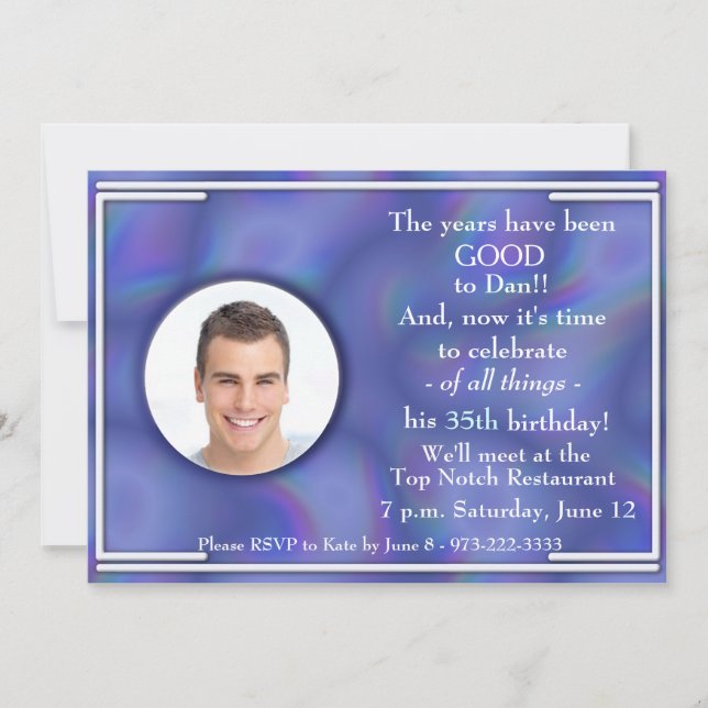 SURPRISE Birthday Party Invitation (Front)