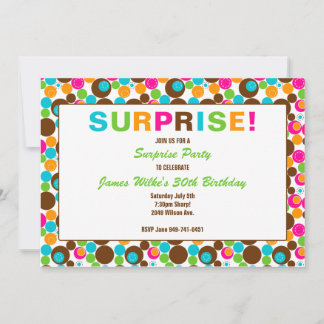 Surprise Birthday Party Invitation