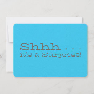 Surprise Birthday Party Invitation - Shhh...