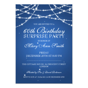 surprise 60th birthday invitations announcements zazzle uk