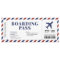 Surprise Boarding Pass Plane Gift Ticket Template