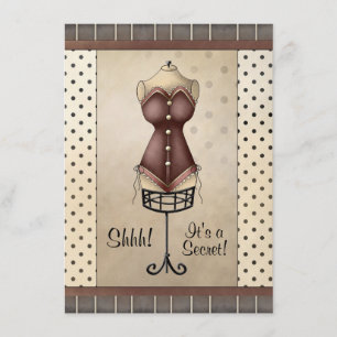 Surprise Bridal (Lingerie) Shower Invitation