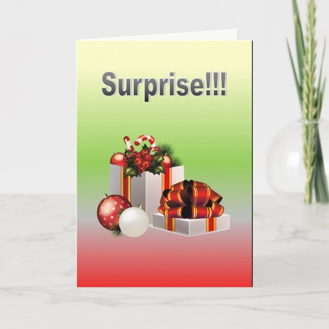 Surprise!!! Card (Front)
