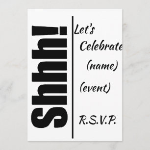 ***SURPRISE**** CELEBRATION FOR PARTY INVITATION