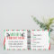 Surprise Christmas Concert Gift Ticket Xmas Party