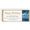 Surprise Concert Gold Gift Ticket Invitation
