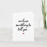 Surprise Engagement Save the Date