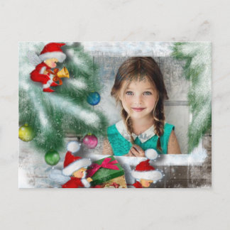 Surprise from Santa Photo Postcard