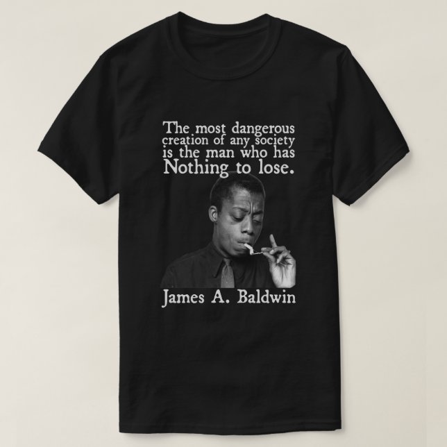 Surprise Gift James Baldwin Halloween Holiday T-Shirt (Design Front)