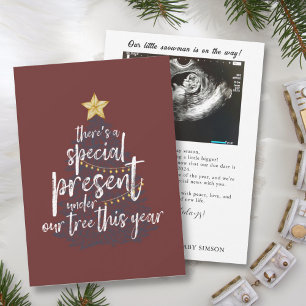 Surprise Holiday Pregnancy Announcement Message