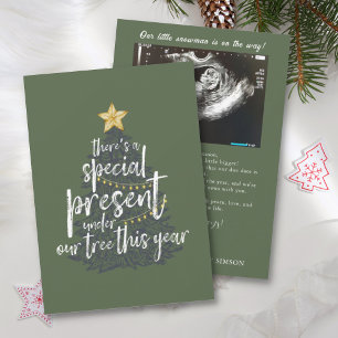 Surprise Holiday Pregnancy Announcement Message