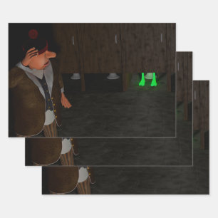 Surprise In The Toilet Wrapping Paper Sheet