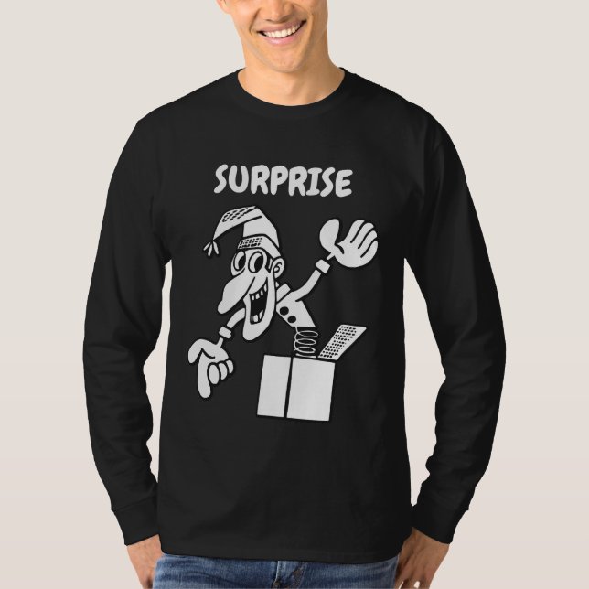 SURPRISE jack in the box T-shirt (Front)