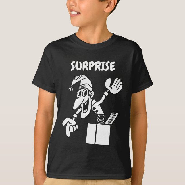 SURPRISE jack in the box T-shirt (Front)