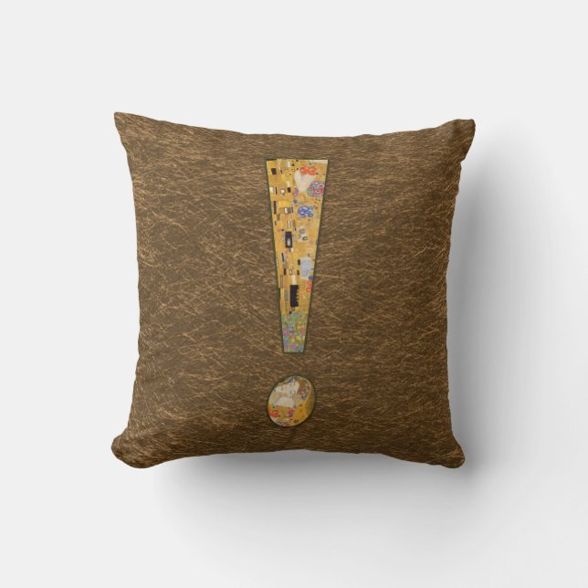 Surprise Kiss Gustav Klimt Vintage Altered Art Cushion (Front)