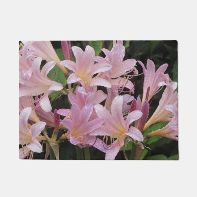 Surprise Lilies After the Rain Doormat (Front)