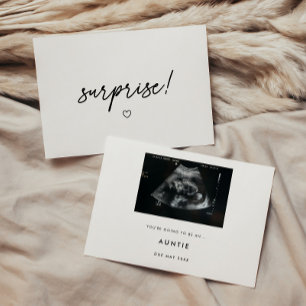 "Surprise!" New Auntie/Grandparents/Nana Pregnancy Announcement