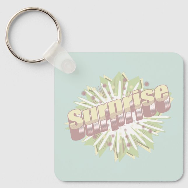 Surprise onomatopoeia explosion key ring (Front)