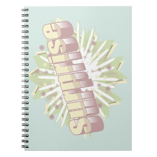 Surprise onomatopoeia explosion notebook (Front)